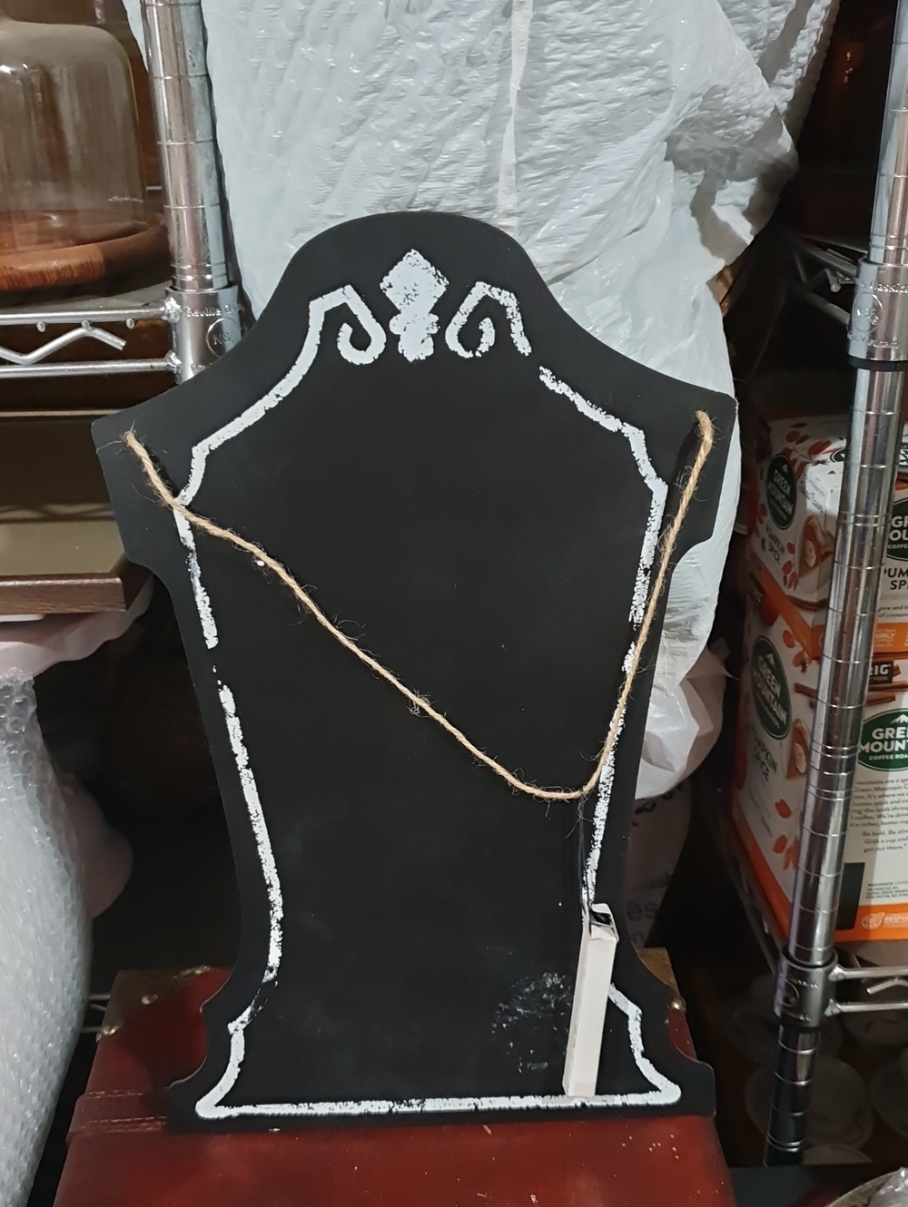 Spooky Gravestone Style Halloween Chalkboard